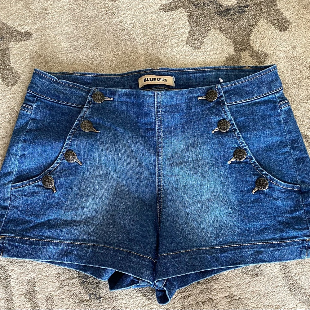 Blue Spice juniors denim shorts size 11/12